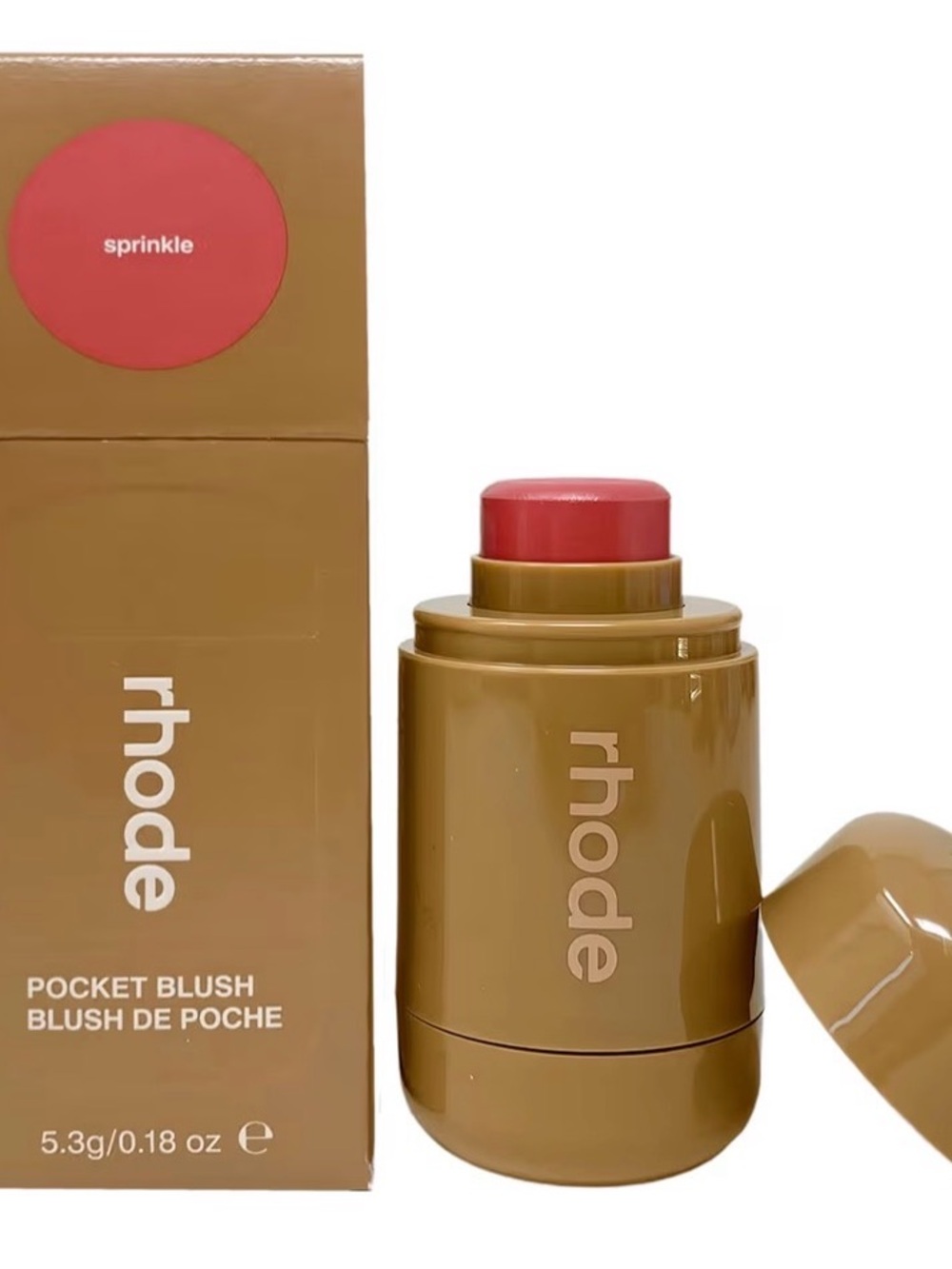 BNIB Rhode Skin Pocket Blush in Sprinkle - Pearly Warm Pink